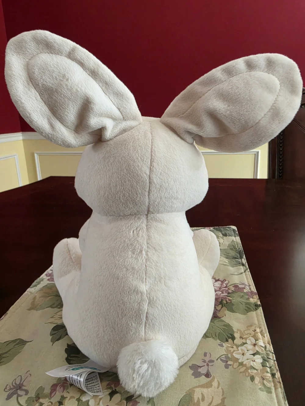 Gund Cream Plush Bunny Stuffed Animal - Soft Beige Cuddle Toy Sing.